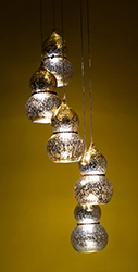 T Saint Chandelier Glass Sahil & Sarthak